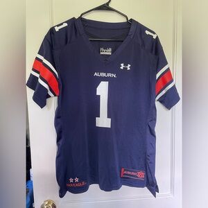 Auburn Tigers Youth #1 Authentic Football Jersey Size Large Loose War Eagle!